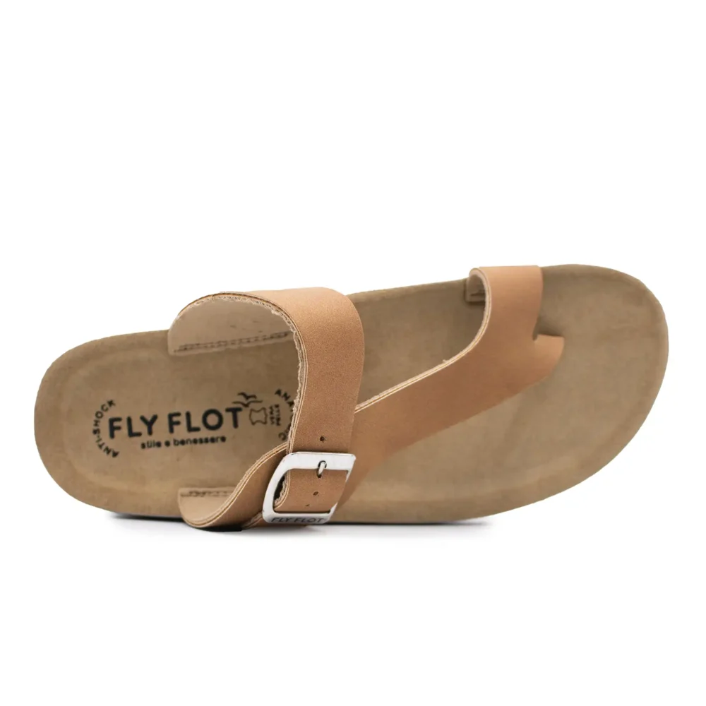Synthetic Woman Slipper Tan – Image 4