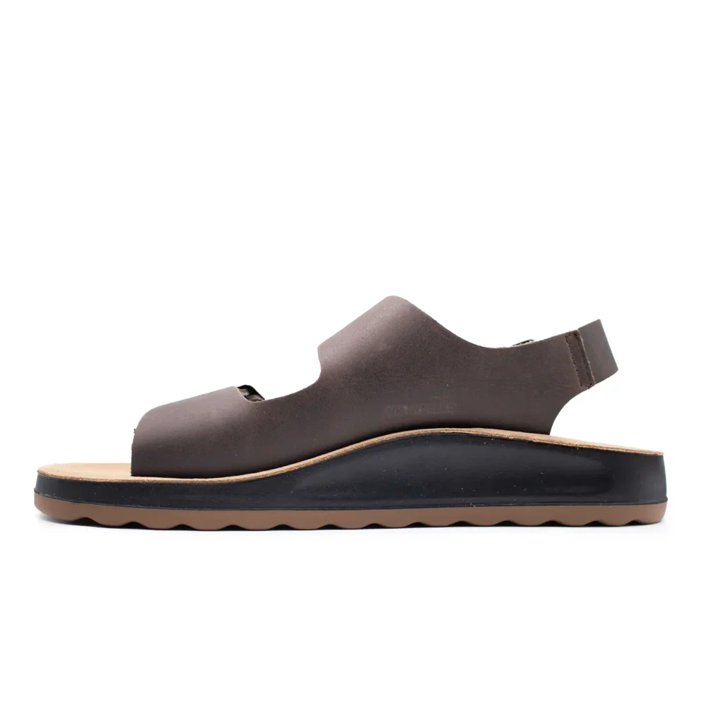 Synthetic Man Sandal Dark-Brown – Image 3