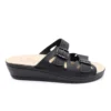 Synthetic Woman Slipper Black