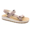 Leather Woman Sandal Taupe – Image 2