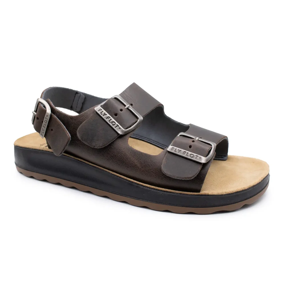 Synthetic Man Sandal Dark-Brown – Image 2