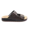 Leather Man Slipper Dark-Brown
