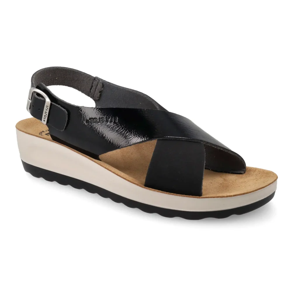 Synthetic Woman Sandal Black – Image 2