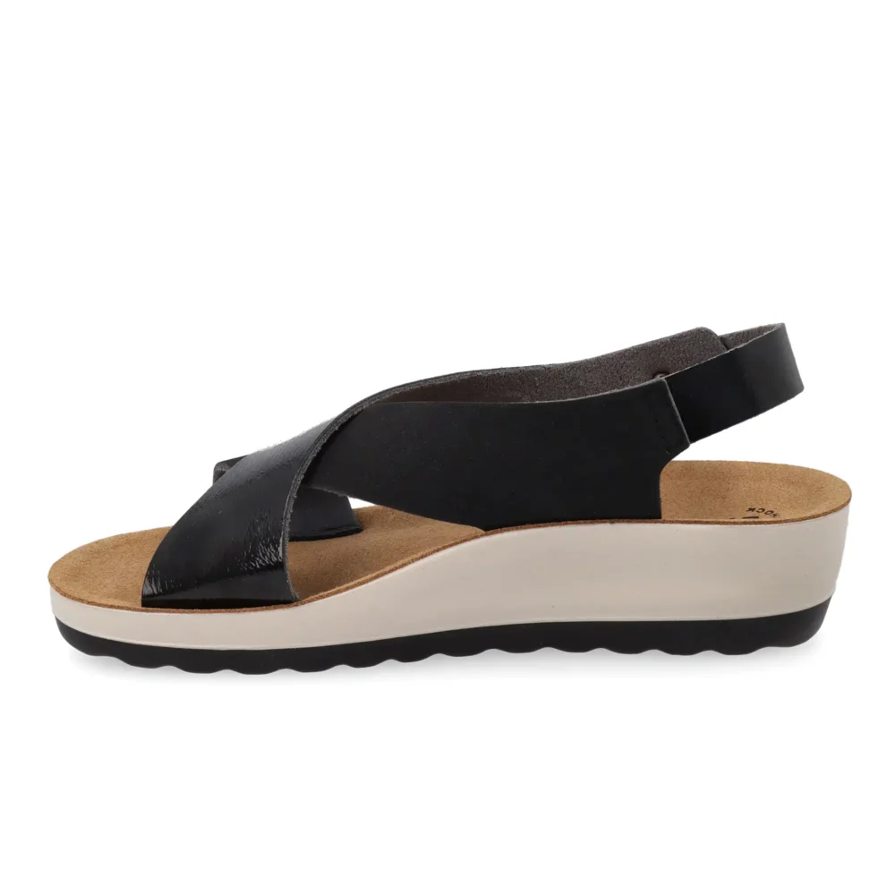 Synthetic Woman Sandal Black – Image 3