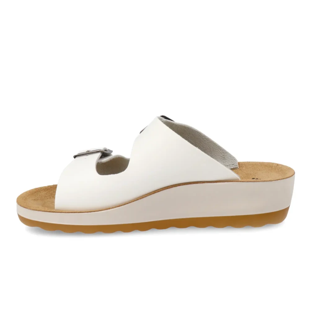 Synthetic Woman Slipper White – Image 3