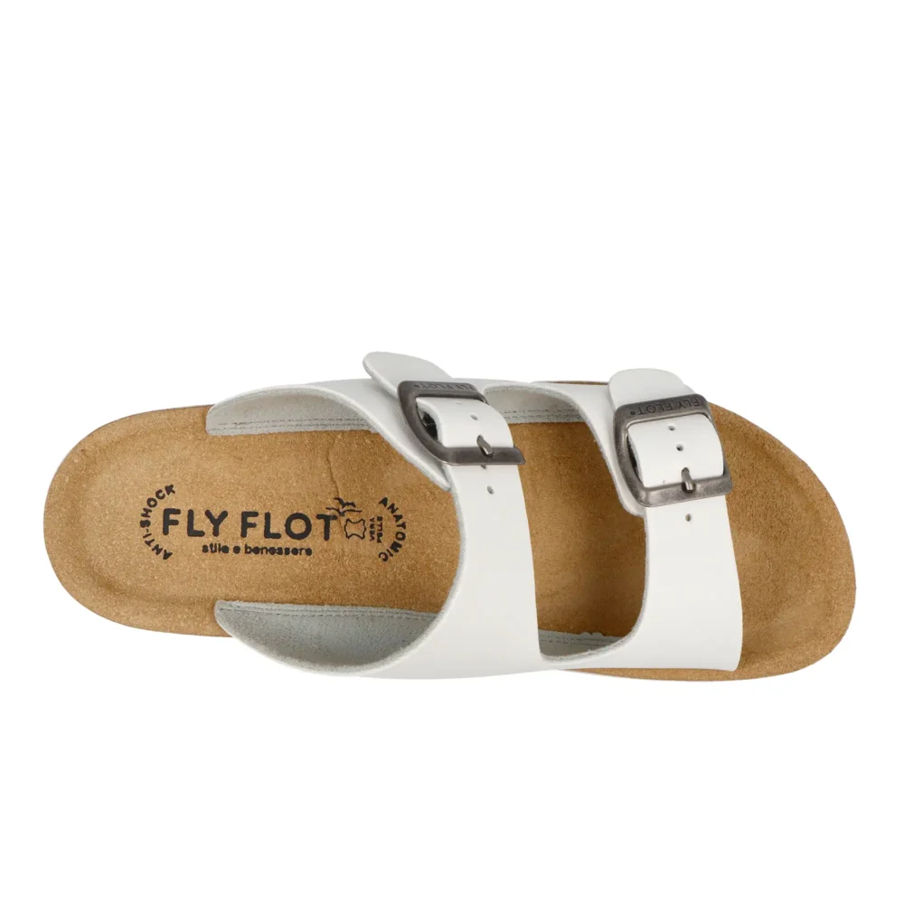 Synthetic Woman Slipper White – Image 4