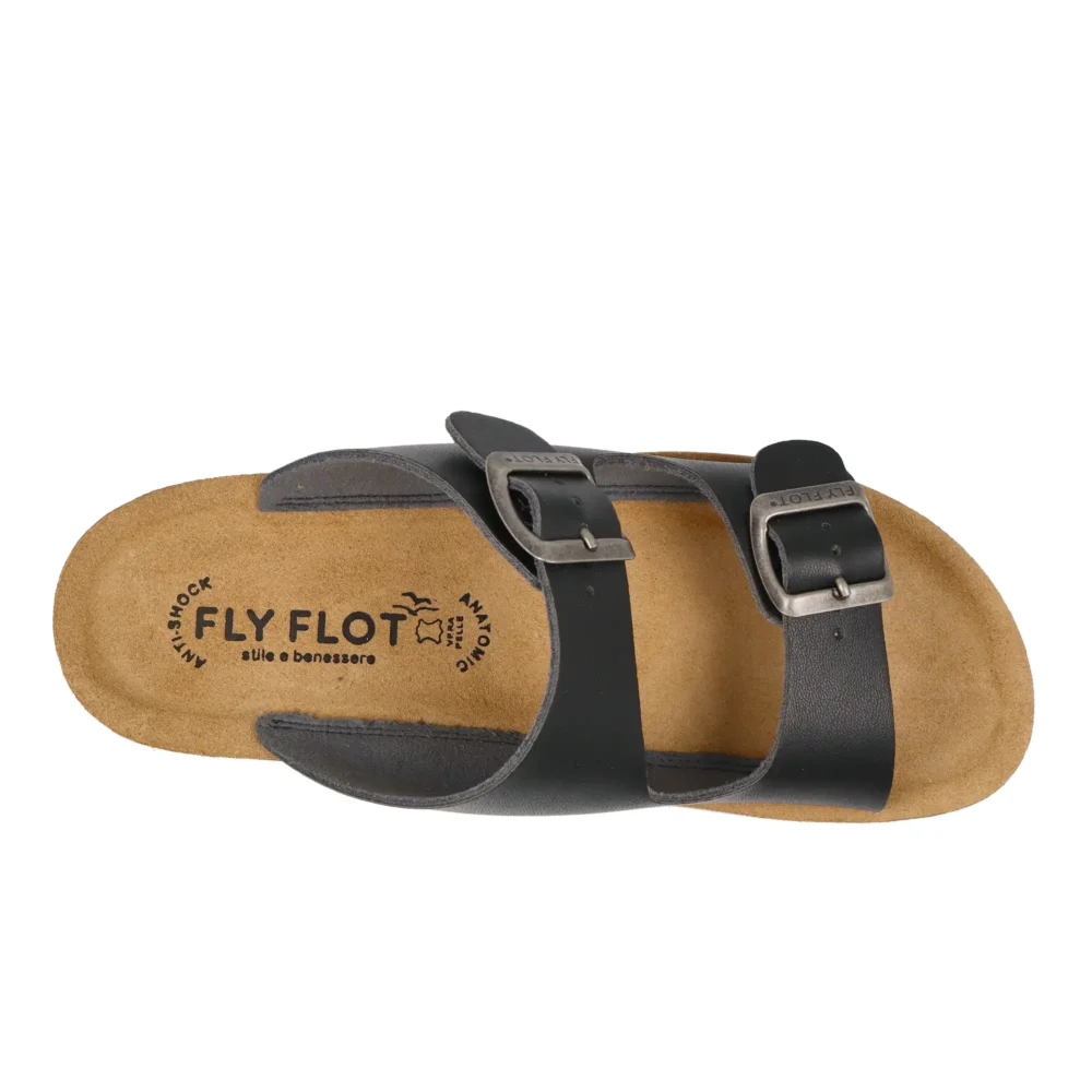 Synthetic Woman Slipper Black – Image 4