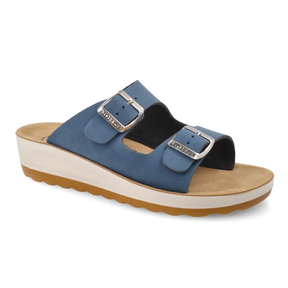Synthetic Woman Slipper Pale Turquoise – Image 2