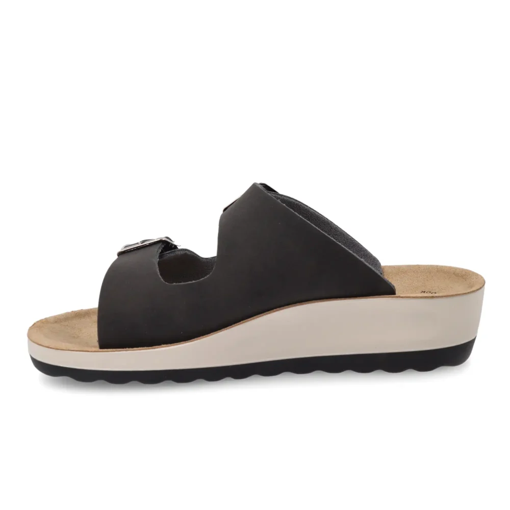 Synthetic Woman Slipper Black – Image 3