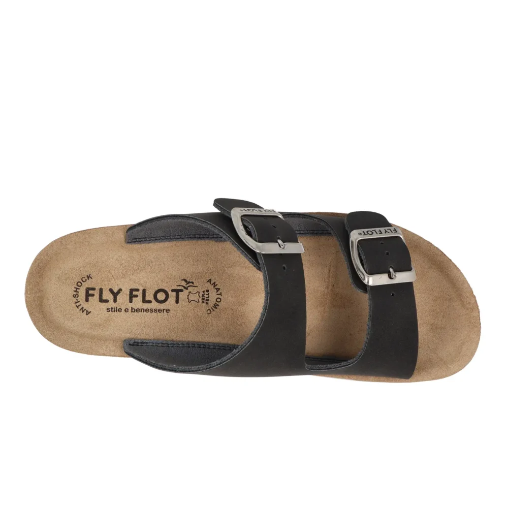 Synthetic Woman Slipper Black – Image 4
