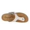 Synthetic Woman Slipper Ivory – Image 4