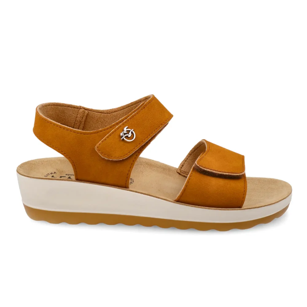 Synthetic Woman Sandal Tan – Image 1
