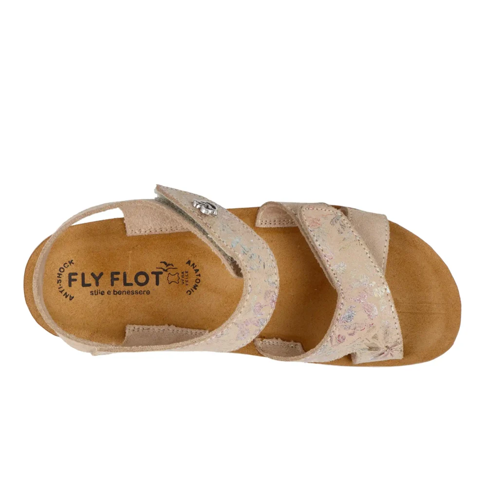 Leather Woman Sandal Beige – Image 4