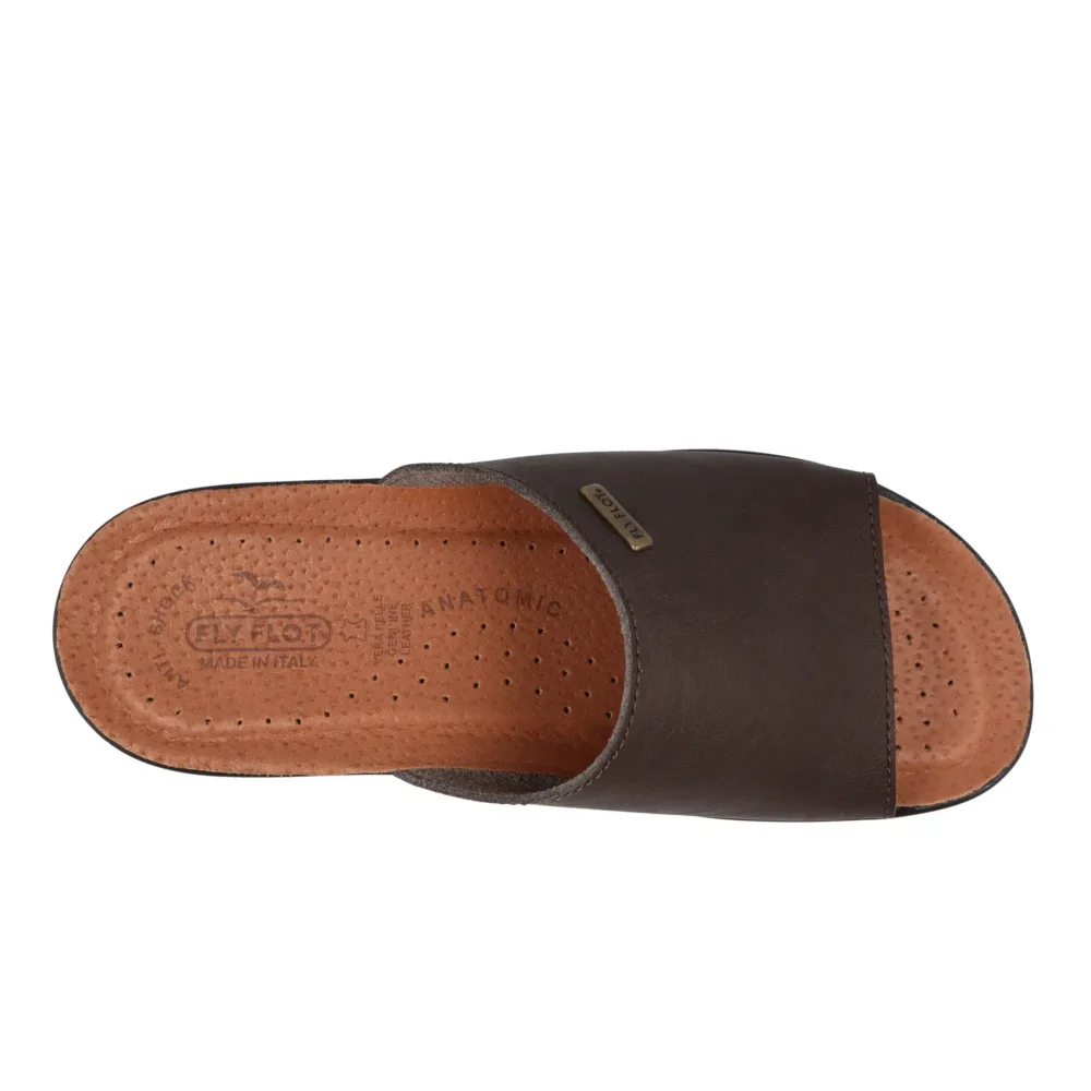 Synthetic Man Slipper Brown – Image 4