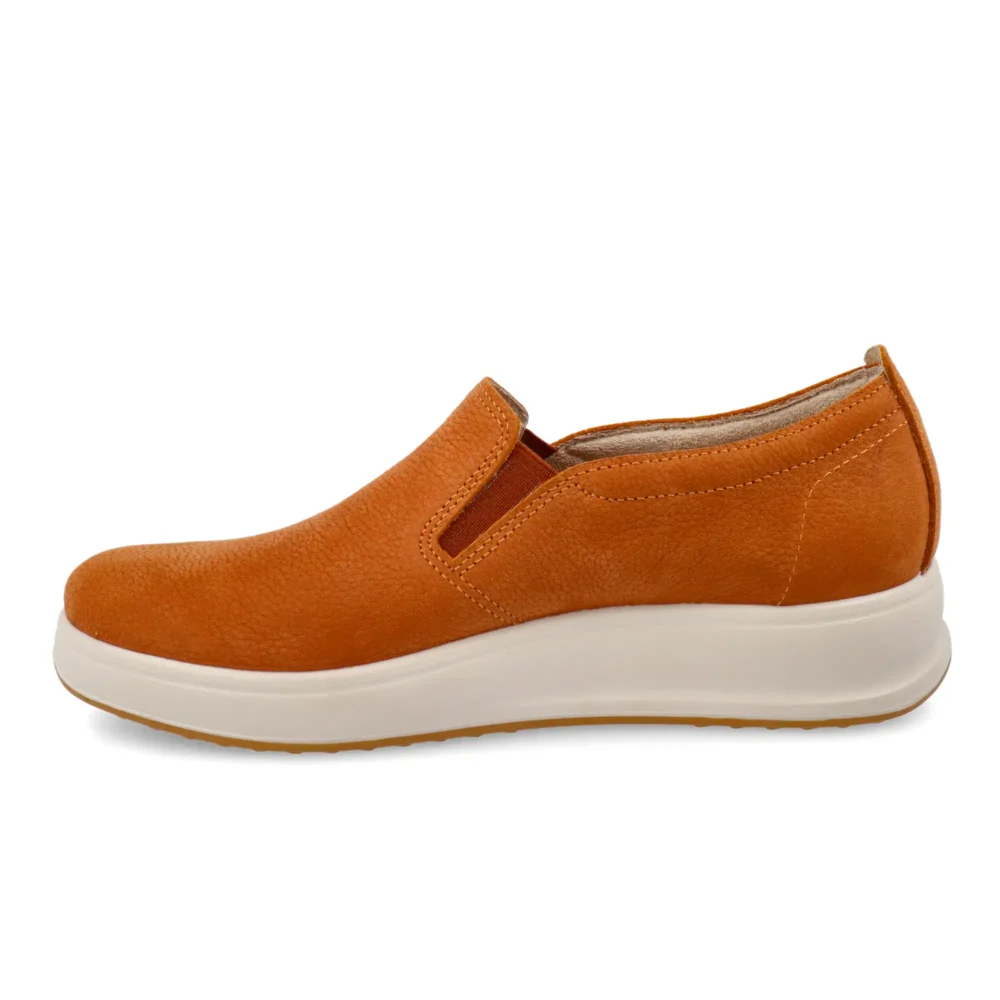 Leather Woman Shoe Tan – Image 3