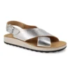 Synthetic Woman Sandal Silver – Image 2
