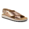 Synthetic Woman Sandal Dark Gold – Image 2