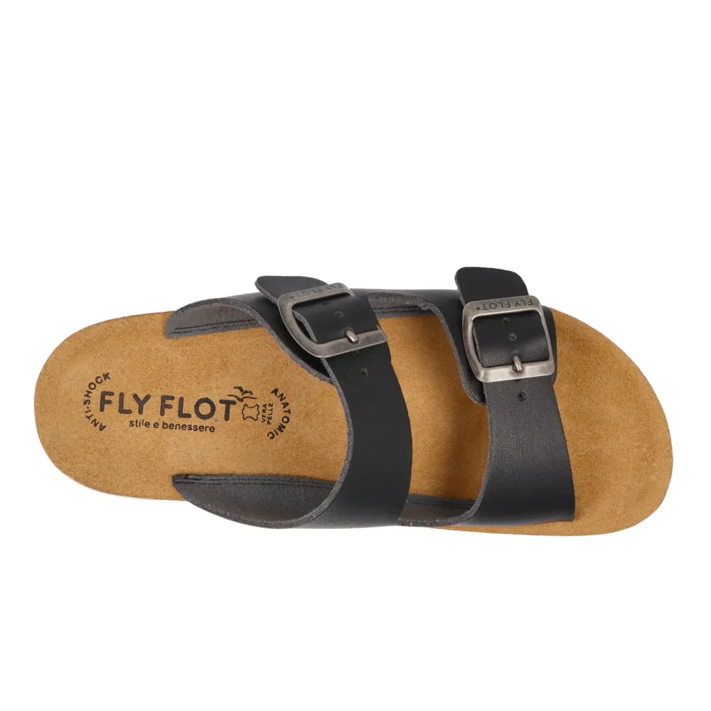 Synthetic Woman Slipper Black – Image 4