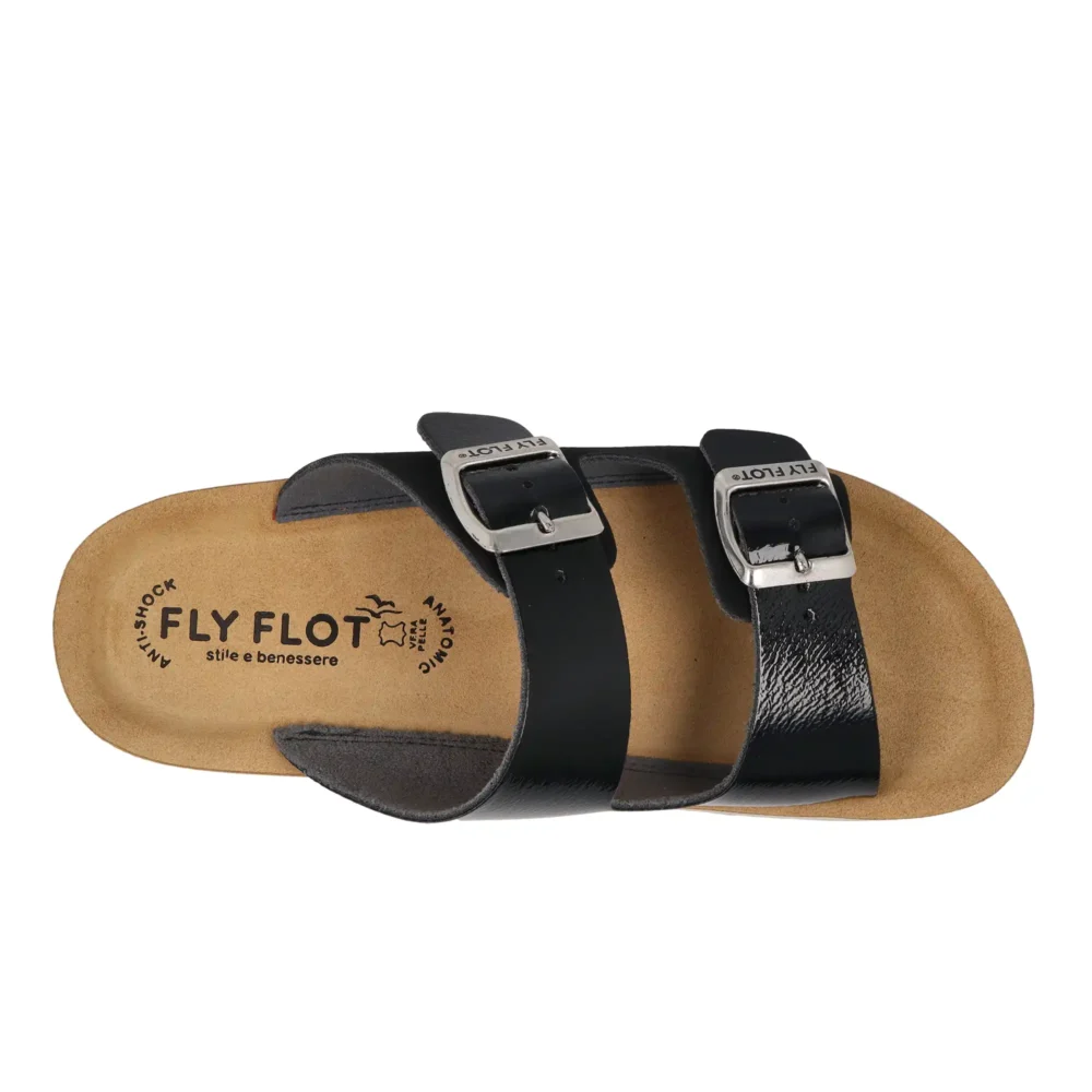 Synthetic Woman Slipper Black – Image 4