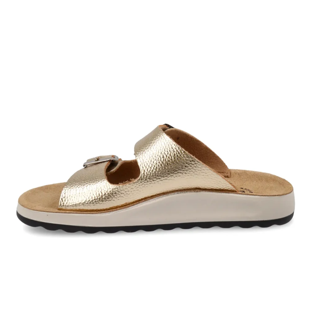 Synthetic Woman Slipper Gold – Image 3