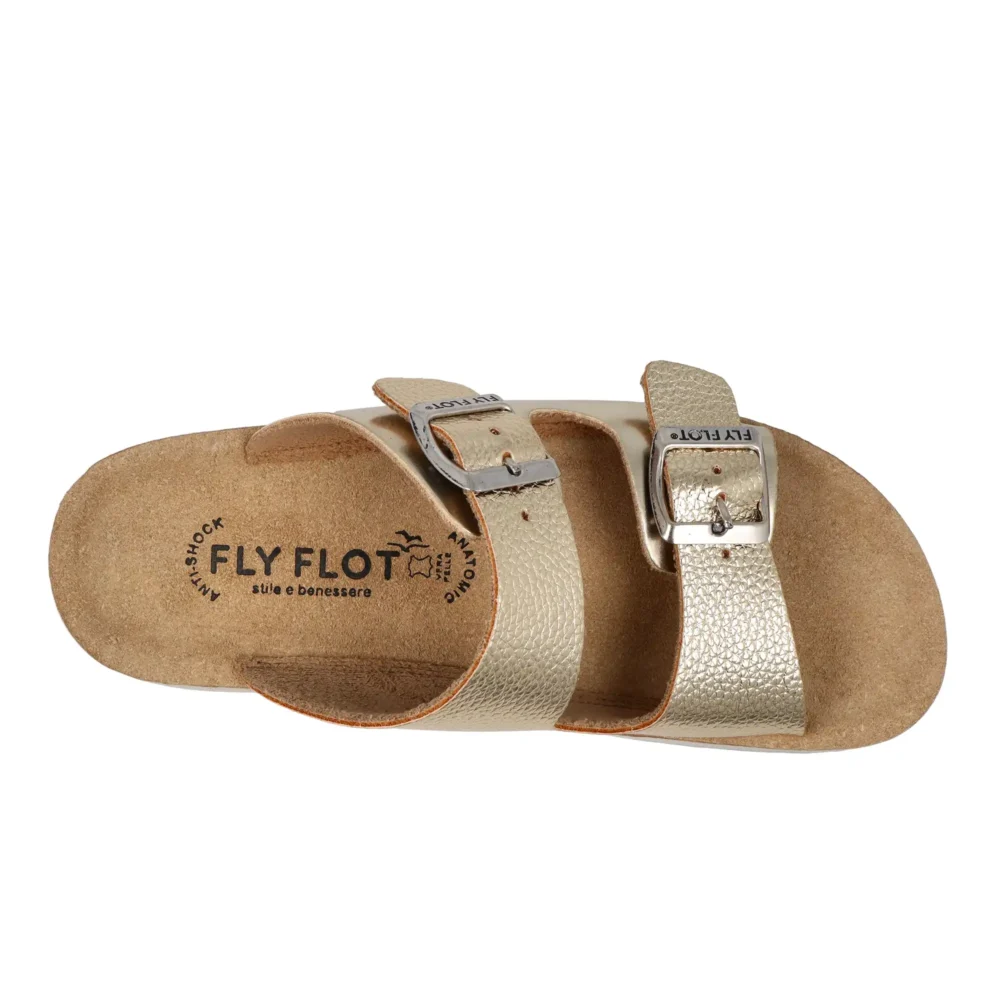 Synthetic Woman Slipper Gold – Image 4