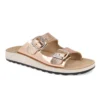 Synthetic Woman Slipper Dark Gold – Image 2