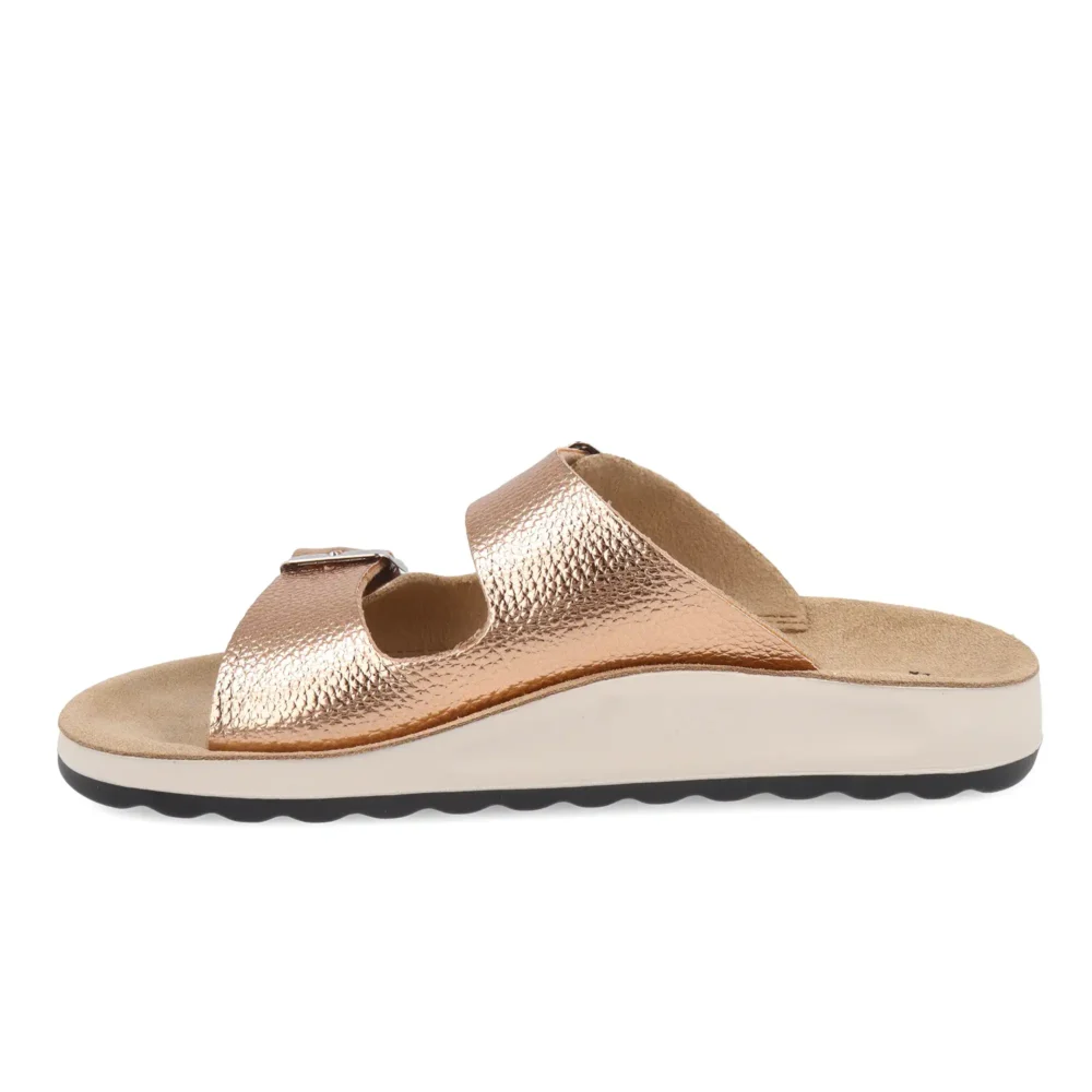 Synthetic Woman Slipper Dark Gold – Image 3
