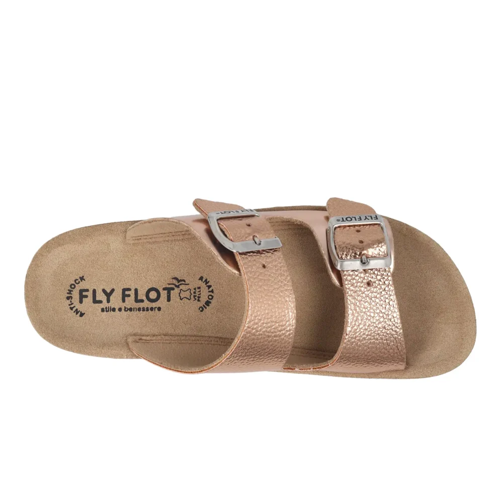 Synthetic Woman Slipper Dark Gold – Image 4