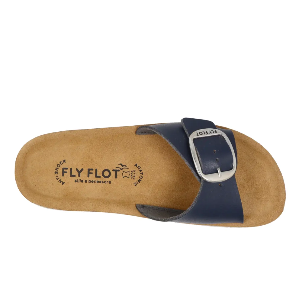 Synthetic Woman Slipper Blue – Image 4