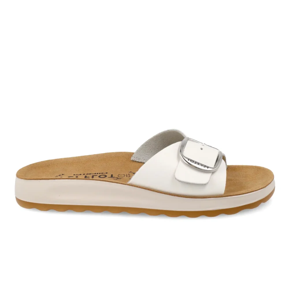 Synthetic Woman Slipper White – Image 1