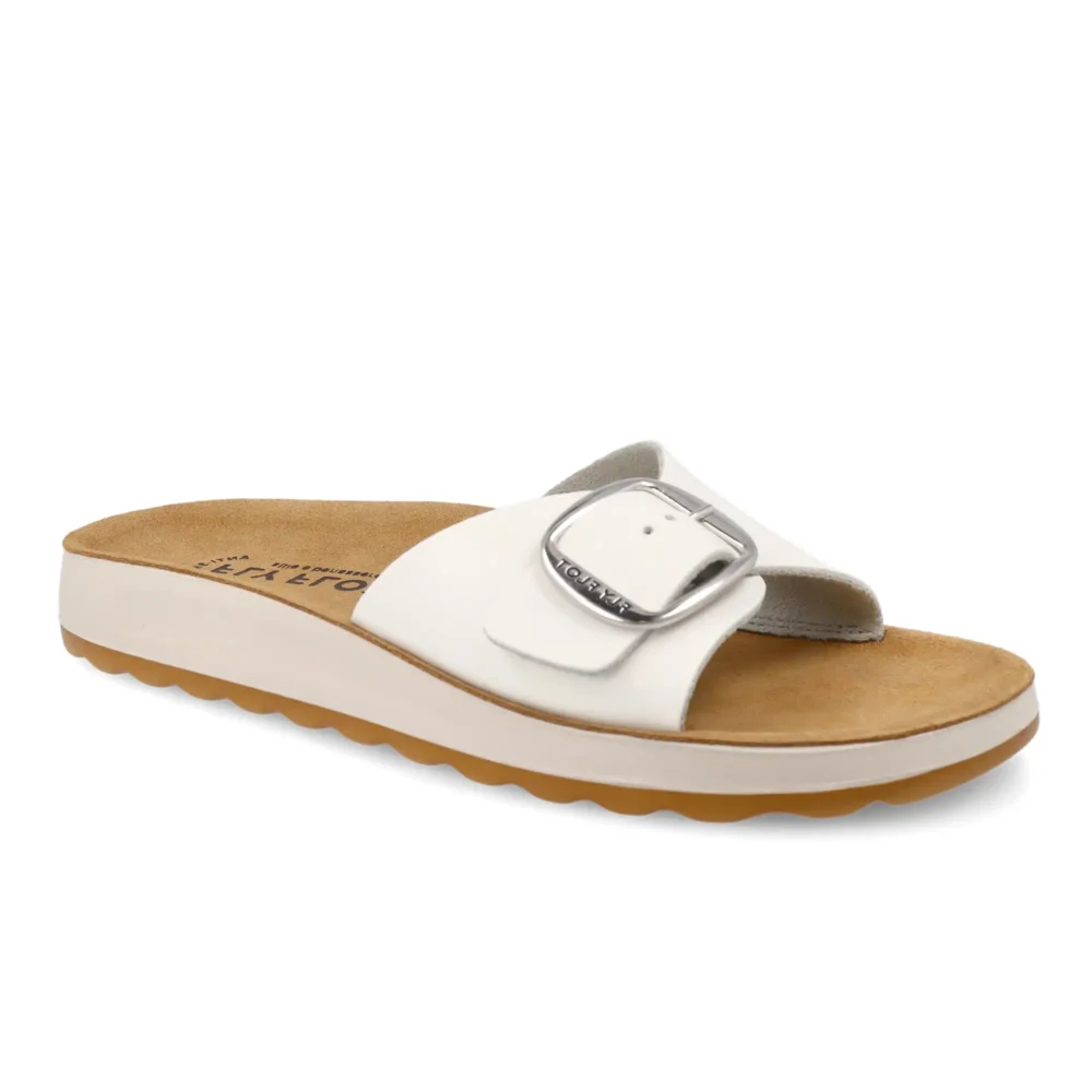 Synthetic Woman Slipper White – Image 2