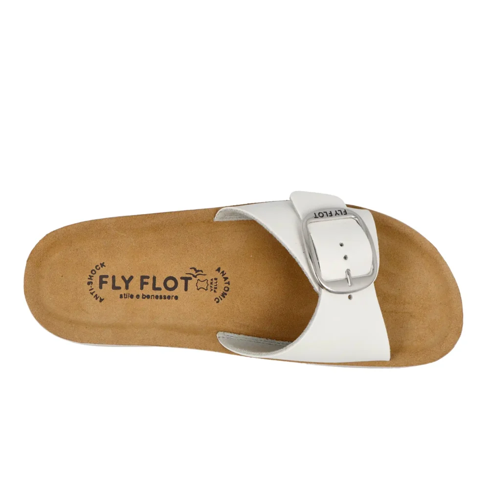 Synthetic Woman Slipper White – Image 4