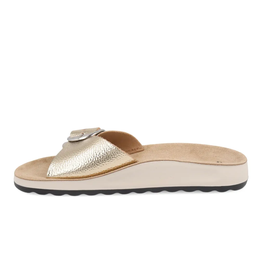 Synthetic Woman Slipper Gold – Image 3