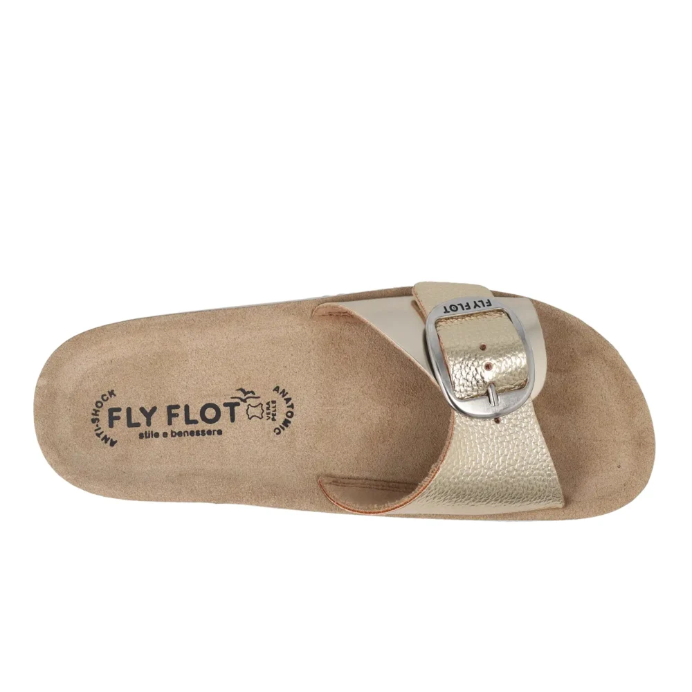Synthetic Woman Slipper Gold – Image 4