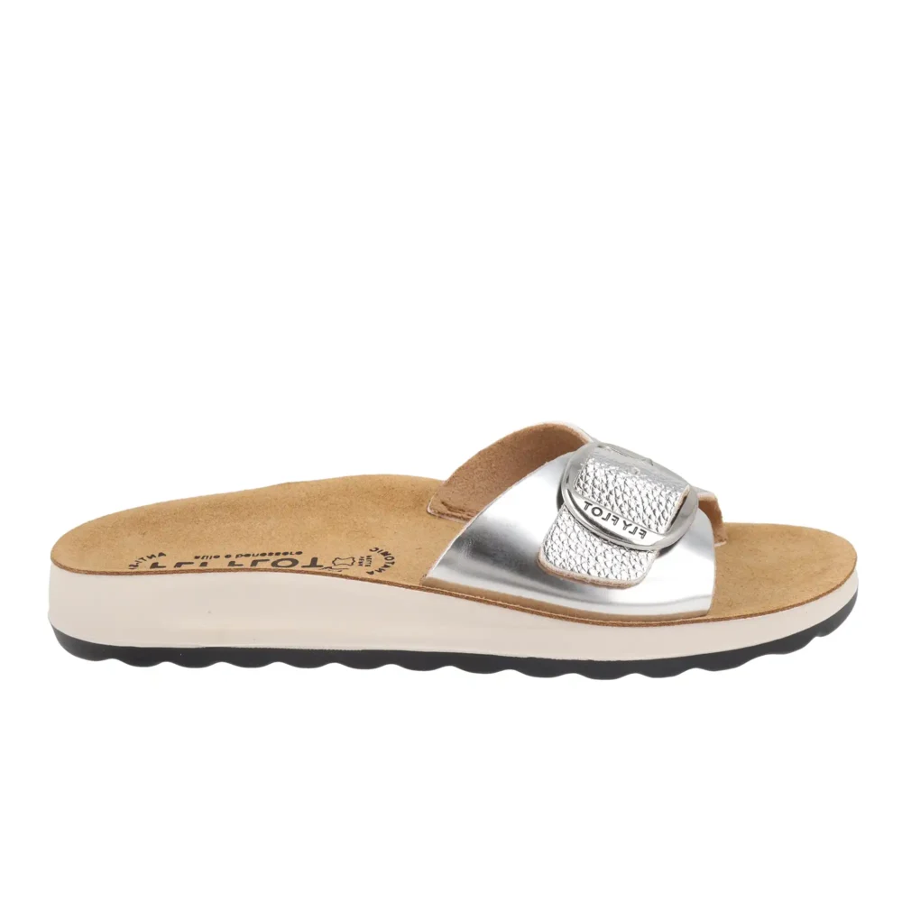 Synthetic Woman Slipper Silver