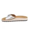 Synthetic Woman Slipper Silver – Image 3