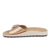Synthetic Woman Slipper Dark Gold – Image 3