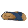 Leather Woman Sandal Blue – Image 4