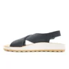 Leather Woman Sandal Black – Image 3