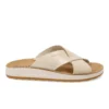 Leather Woman Slipper Ivory