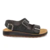 Leather Man Sandal Black