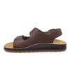 Leather Man Sandal Dark-Brown – Image 3
