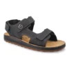 Synthetic Man Sandal Black – Image 2