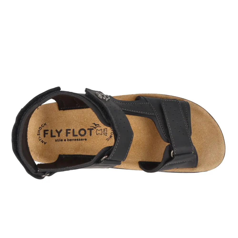Synthetic Man Sandal Black – Image 4