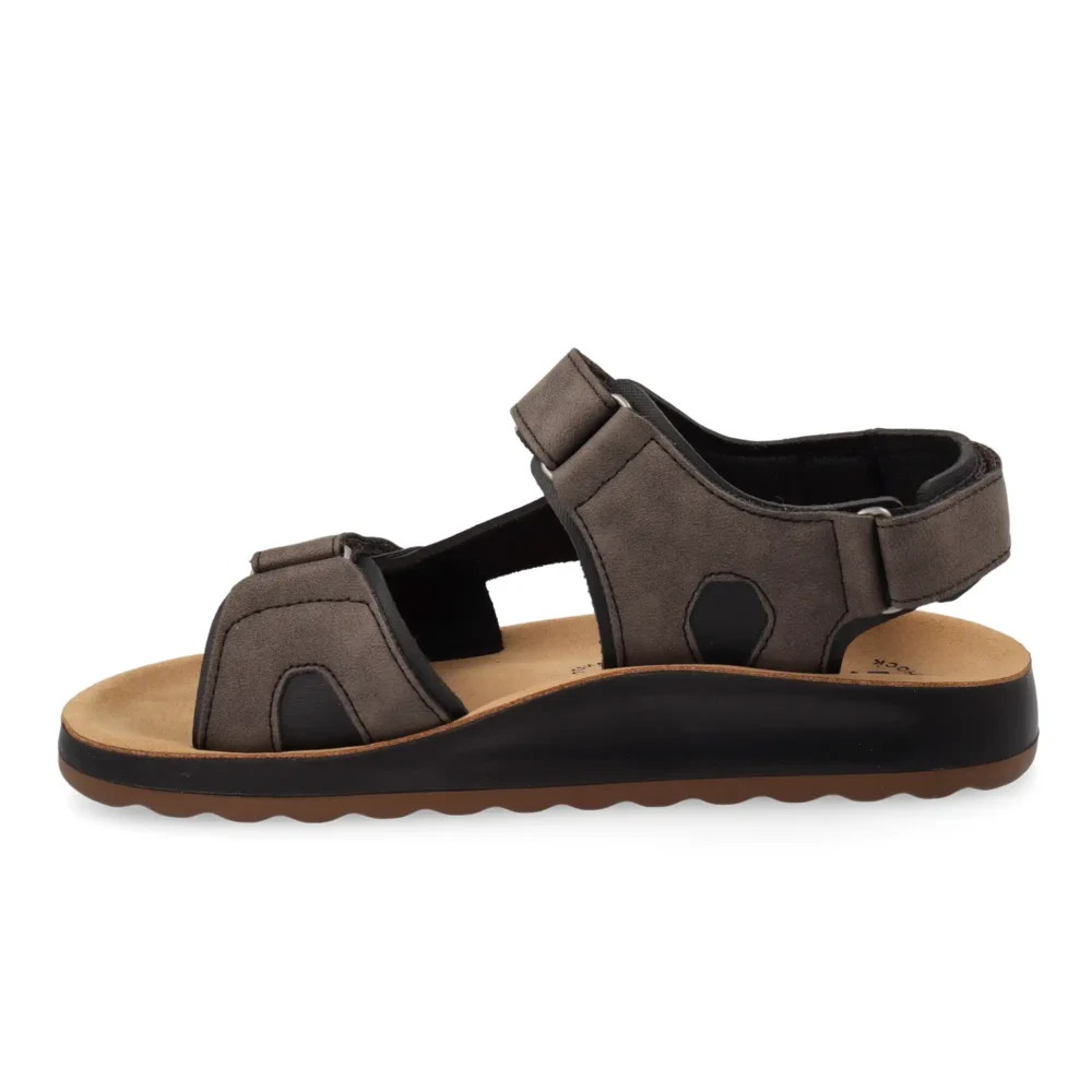 Synthetic Man Sandal Dark-Brown – Image 3