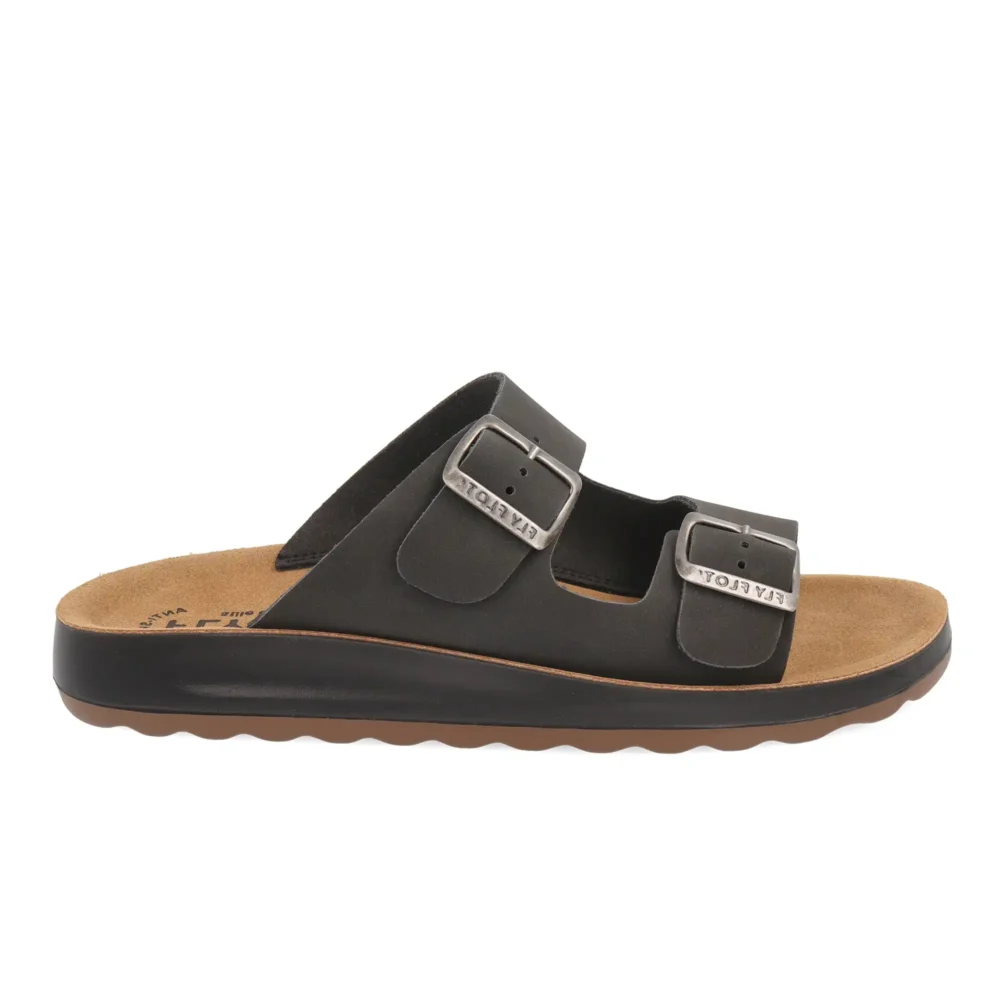 Synthetic Man Slipper Black – Image 1