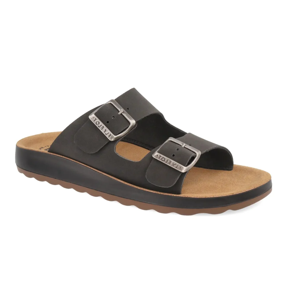Synthetic Man Slipper Black – Image 2