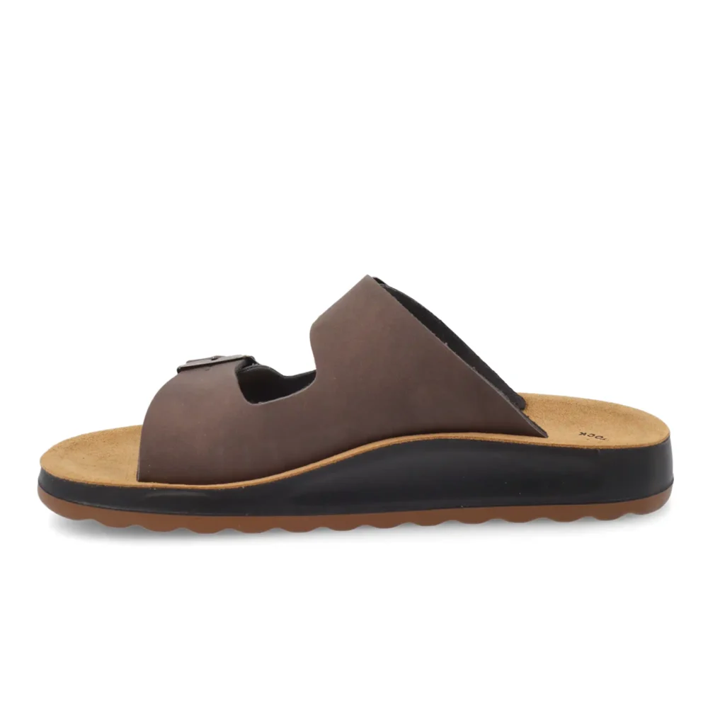 Synthetic Man Slipper Dark-Brown – Image 3