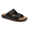 Leather Man Slipper Black – Image 2