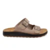 Leather Man Slipper Taupe